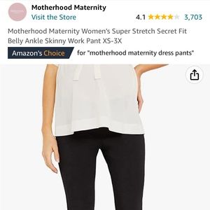 Motherhood maternity dress pants